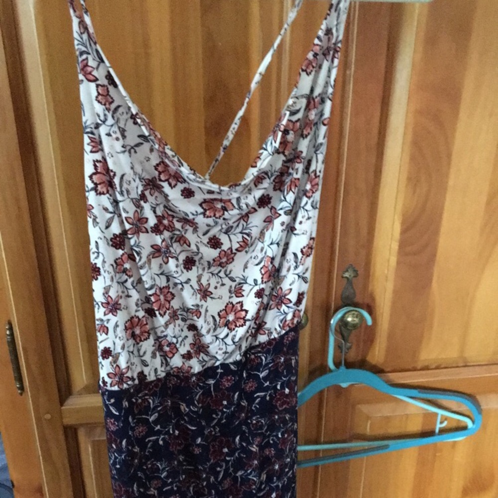 Free People floral maxi dress